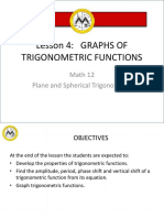 Lesson 4 - Graphs of Trigonometric Functions.ppt