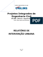 Relatório de Intervenção Urbana no Bairro Angavile-Jd. Servidores em Pirajuí-SP