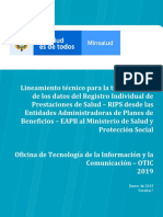 Lineamientos Tecnicos para EAPB PDF