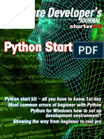 Software Developer Journal - Python Starter Kit (13 - 2013)