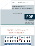 Role of Social Media On Recruitment.