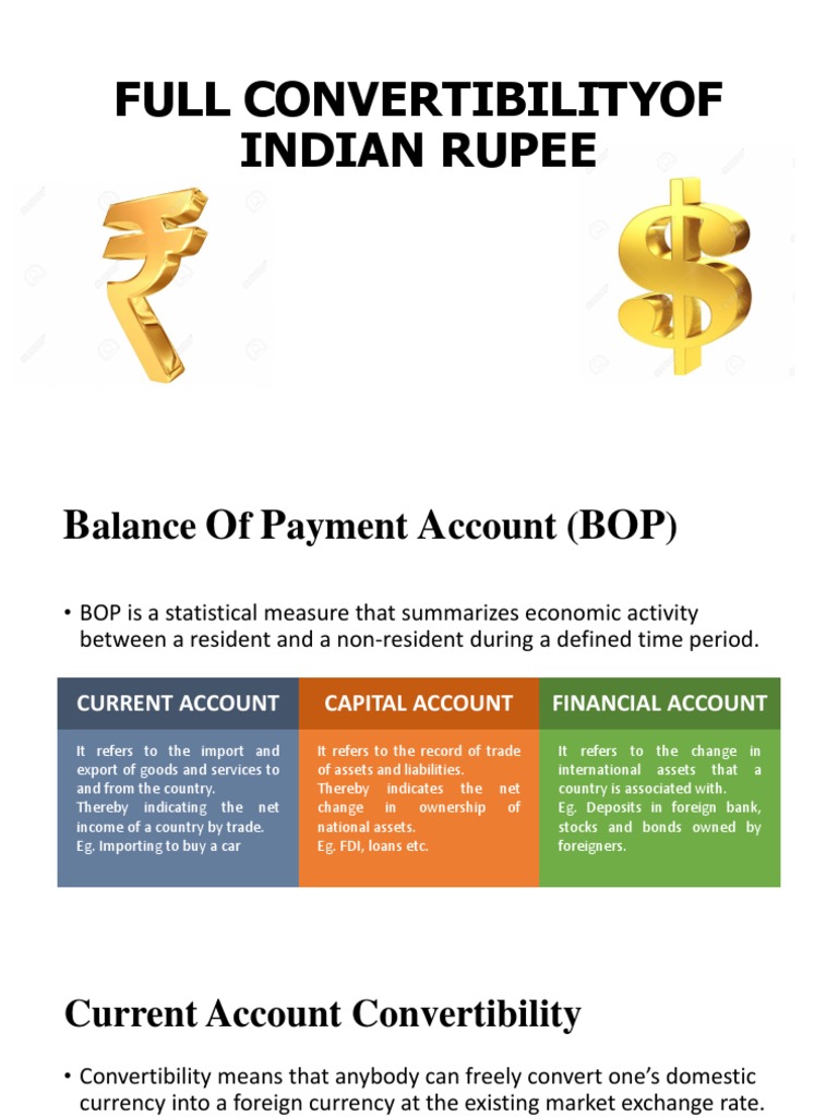Full Convertibility of Indian Rupee | PDF | Foreign Direct Investment ...