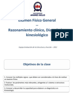Examen Fisico General Razonamiento Clinico y Diagnostico Kinesico