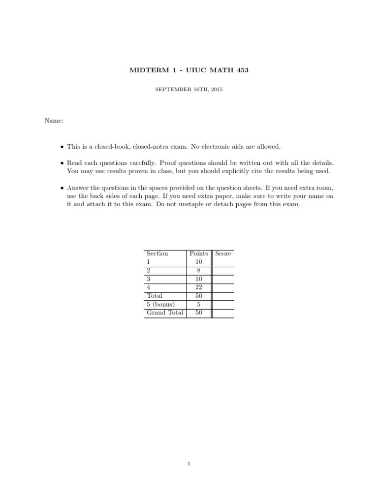 Midterm 1 Solutions | PDF | Prime Number | Discrete Mathematics