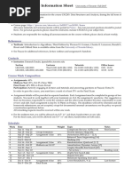 CSC263 Course Info Sheet