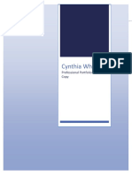 Cynthia Wheeler Professional Portfolio With References Final Done
