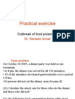 Practical Exercise: Outbreak of Food Poisoning