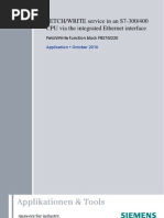 Applikationen & Tools: FETCH/WRITE Service in An S7-300/400 CPU Via The Integrated Ethernet Interface