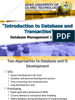 Intro To Database and Transaction (Part 2)