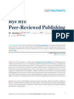 Bye Bye Peer Review