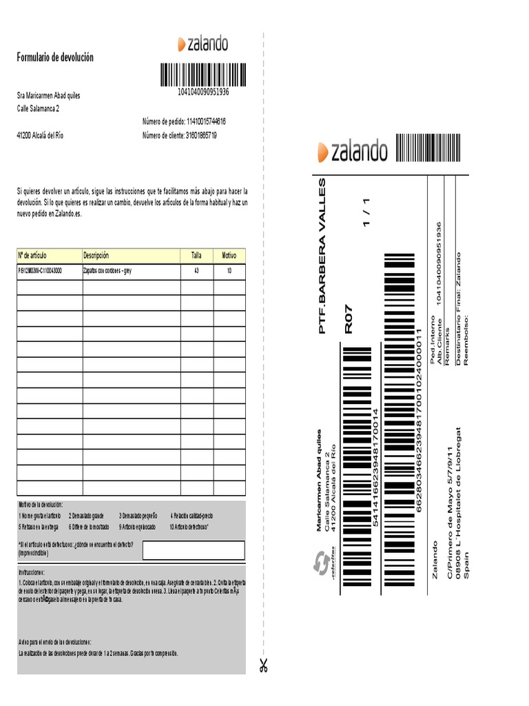 Zalando PDF | PDF