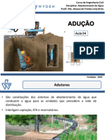 Curso de Engenharia Civil: Dimensionamento de Adutoras