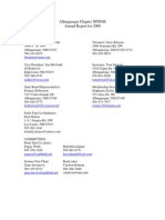 2008 Annual Report, Albuquerque Native Plant Society