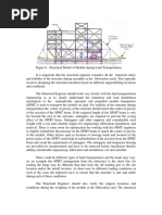 SPMT Analysis for Module Transportation | PDF | Structural Load | Beam ...