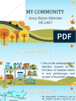MY COMMUNITY by Jessy Almonte Reyes