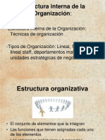 La Organización Interna de La Empresa Diaposit