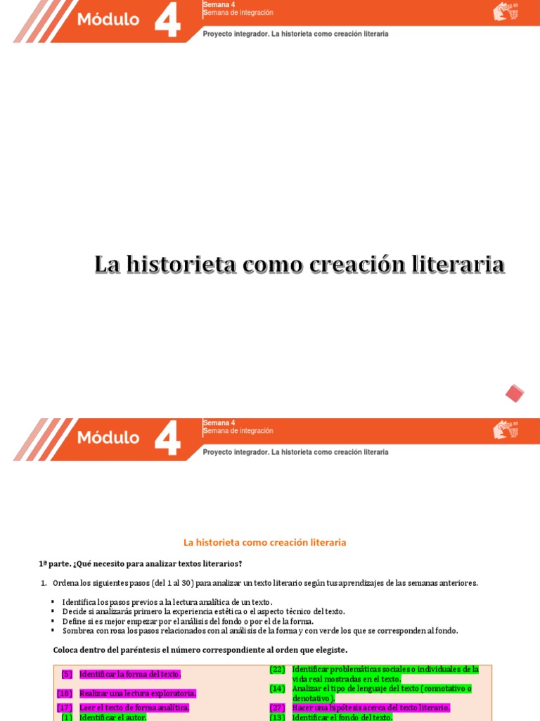 La Historieta Como Creacion Literaria Comics Autor