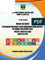 RAD SDGs Provinsi Sumbar Tahun 2018-2021 (Pergub No.49 Tahun 2018)