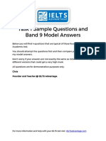 Task 1 Sample Questions and Band 9 Model Answers: For More Information and Help With Your IELTS Test Visit