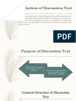 Definition of Discussion Text