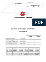 Especificaciones Tecnicas de Arquitectura