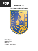 Combinational Logic Circuits Experiment 4