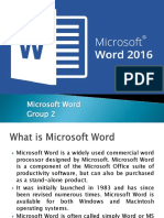 Microsoft Word Group 2