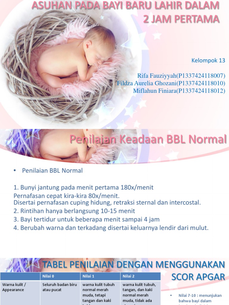 Asuhan Bbl 2 Jam Pertama Fix Pdf