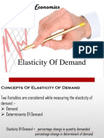 Managerial Economics: Elasticity of Demand