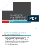 Quantitative Measure Platelet Markers