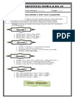 LAS 10 Penerapan Konsep Logaritma