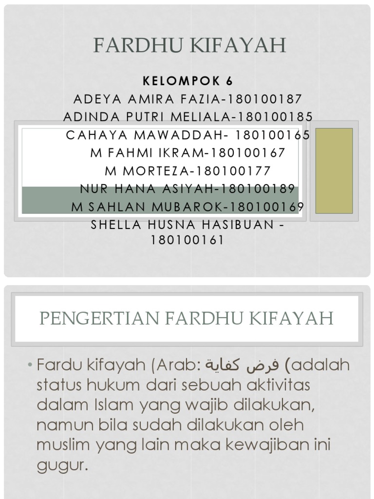 Fardhu Kifayah Kelompok 6