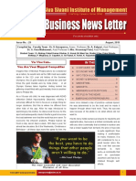 SSIM Business Newsletter Summary