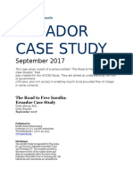 Ecuador Case Study: September 2017