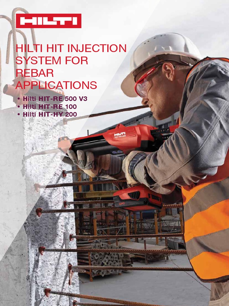 Hilti HIT Injection System Overview | PDF | Concrete | Building Engineering