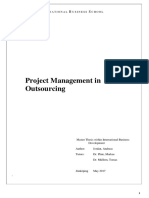 Project Management in Outsourcing: J I B S