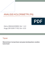 Analisis Kolorimetri (P6)