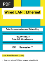 Wired LAN: Ethernet