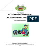 Program Pelatihan Berbasis Kompetensi Pelaksana Reparasi Sepeda Motor