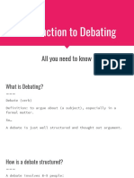 Debating 101 1