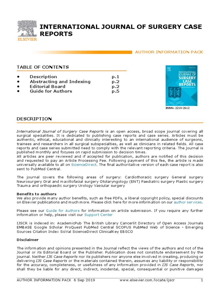 International Journal of Surgery Case Reports PDF Open Access