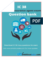 IC 38 Question Bank MCQs PDF