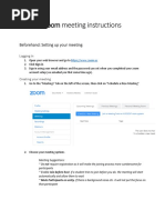 Zoom Meeting Instructions