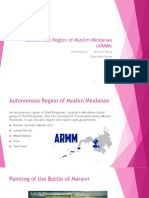 Autonomous Region of Muslim Mindanao ARMM