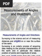 Measurements of Angles and Directions