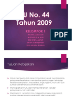 Diskusi UU No.44 Tahun 2009 TTG Rs