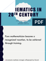 20th Century Mathematics