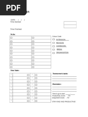 Study Planner