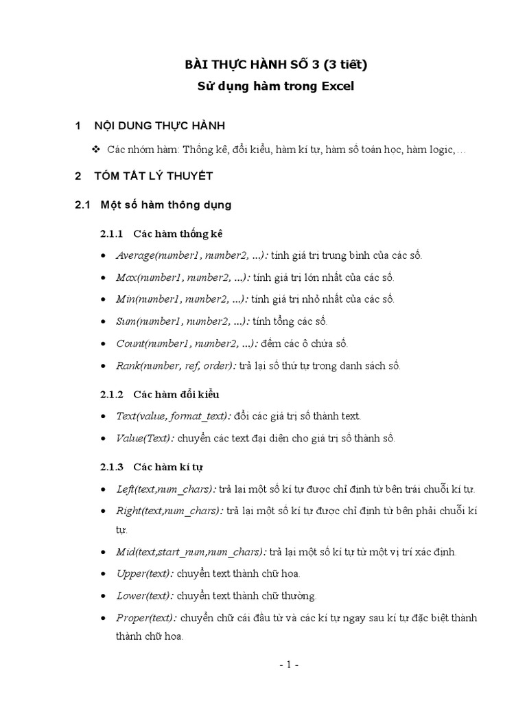 Bai 3 6-Excel PDF | PDF