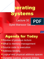 Operating Systems: Syed Mansoor Sarwar